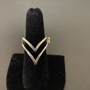 Womens silver ring